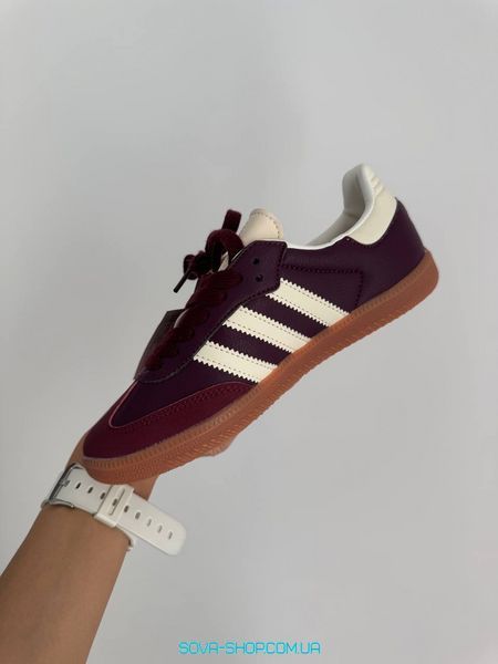 Женские кроссовки Adidas Samba &ldquo;MAROON&rdquo; фото