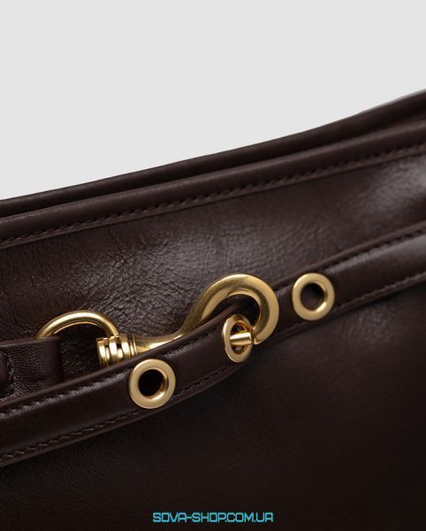 Жіноча сумка Miu Miu Aventure Nappa Leather Bag Chocolate Premium фото