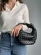 Жіноча сумка Bottega Veneta Nappa Intrecciato Mini Jodie Black Premium re-10571 фото 3