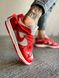 Чоловічі кросівки Nike Dunk Low Off-White "University Red" re-8940 фото 6