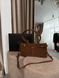 Женская сумка Prada Bonnie Medium Suede Handbag Chocolate Premium re-128734 фото 2