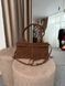 Женская сумка Prada Bonnie Medium Suede Handbag Chocolate Premium re-128734 фото 7