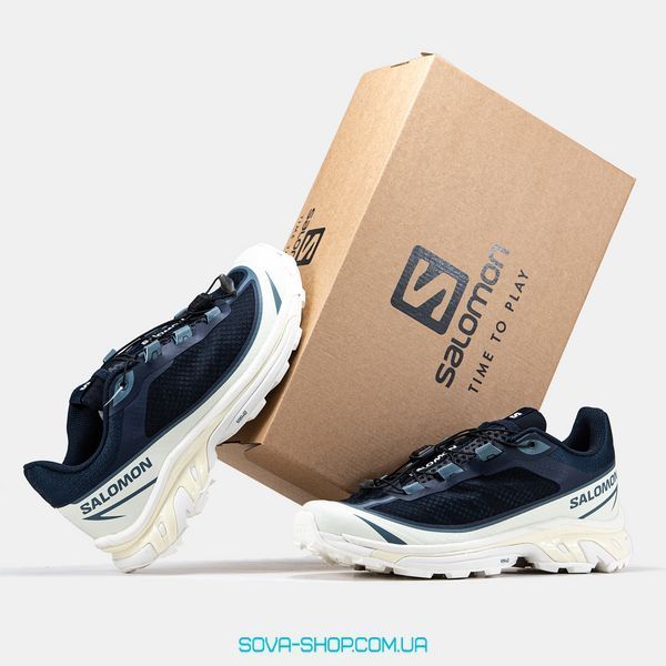 Чоловічі кросівки Salomon XT-6 FT Navy White фото