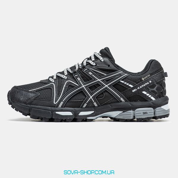 Мужские кроссовки Asics Gel-Kahana 8 Gore-Tex Black White Grey фото