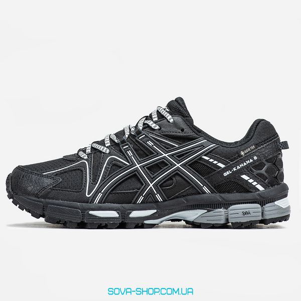 Чоловічі кросівки Asics Gel-Kahana 8 Gore-Tex Black White Grey фото