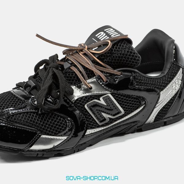Жіночі кросівки New Balance x Miu Miu Black/Silver 530 SL Sneakers фото