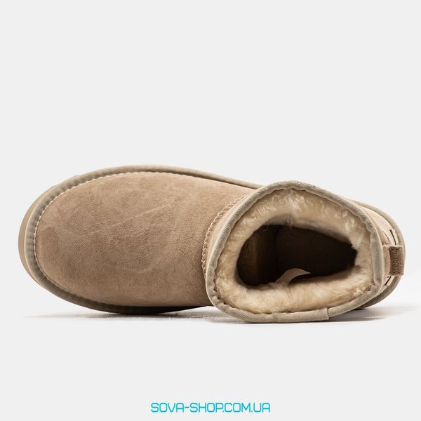 Жіночі зимові ботинки UGG Mini Platform Light Brown Premium фото