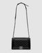 Женская сумка Chanel Medium Boy Black/Silver Caviar RHW Premium re-11169 фото 4