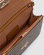 Жіноча сумка Coach Brynn Flap Crossbody In Signature Canvas Beige Premium re-129852 фото 2