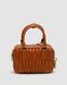 Женская сумка Miu Miu Arcadie Matelassé Nappa Leather Bag Brown Premium re-11775 фото 4