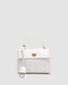 Жіноча сумка Balenciaga Rodeo Mini White/Gold Premium re-127619 фото 4