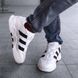 Чоловічі кросівки Adidas Niteball White Black re-5654 фото 4