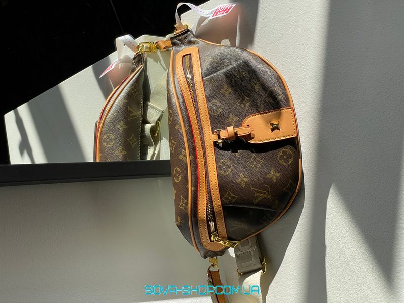 Жіноча бананка Louis Vuitton High Rise Monogram Bumbag Premium фото