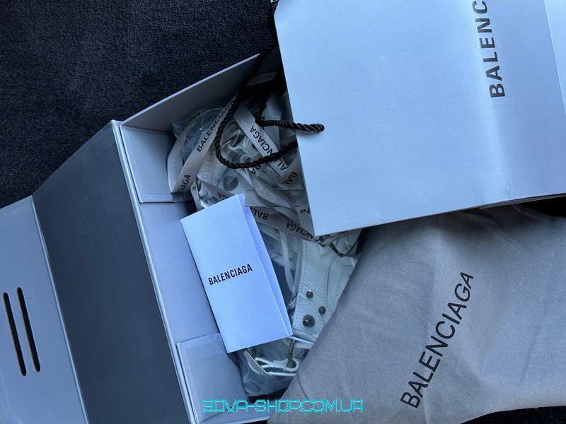 Женская сумка Balenciaga Le Cagole XS Shoulder Bag White Premium фото