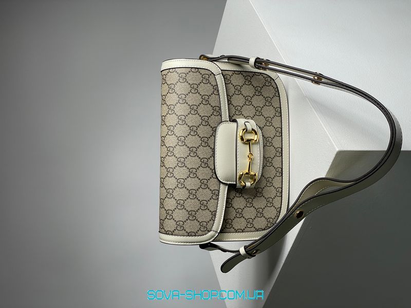 Жіноча сумка Gucci Horsebit 1955 Small Shoulder Bag Premium фото