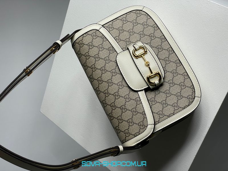 Жіноча сумка Gucci Horsebit 1955 Small Shoulder Bag Premium фото