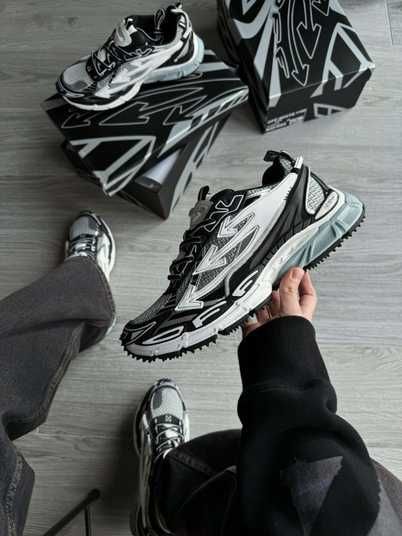 Чоловічі та жіночі кросівки OFF-WHITE Be Right Back Grey Black
