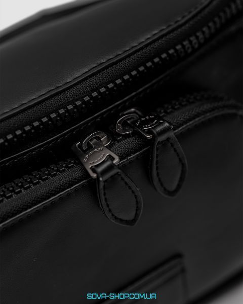 Чоловіча бананка Coach Track Belt Bag Smooth Skin Black Premium фото