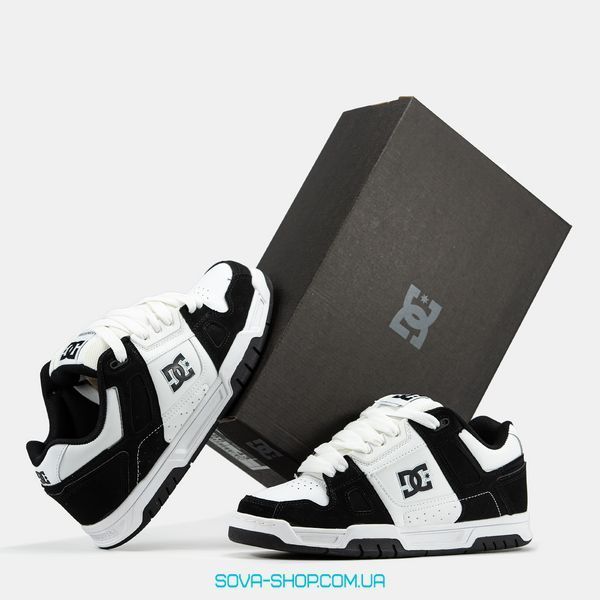 Мужские кроссовки DC Stag White Black Premium фото