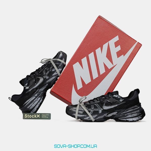 Мужские кроссовки Nike V2K Runtekk Custom Black Silver фото