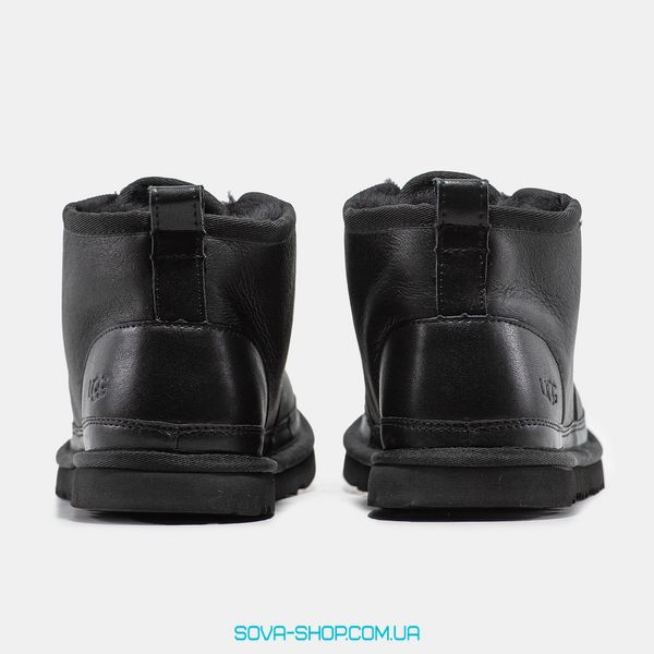 Чоловічі зимові ботинки UGG Neumel Leather Black Premium фото