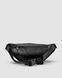Чоловіча бананка Coach Track Belt Bag Smooth Skin Black Premium re-12247 фото 2