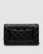 Жіноча сумка Chanel Classic Wallet on Chain Black/Silver Premium re-11170 фото 3