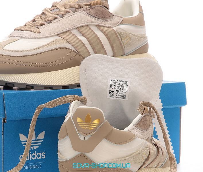 Мужские кроссовки Adidas Retropy E5 Beige Gold фото