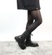 Зимові жіночі черевики на флісі Bottega Veneta Black 13023 re-5387 фото 2