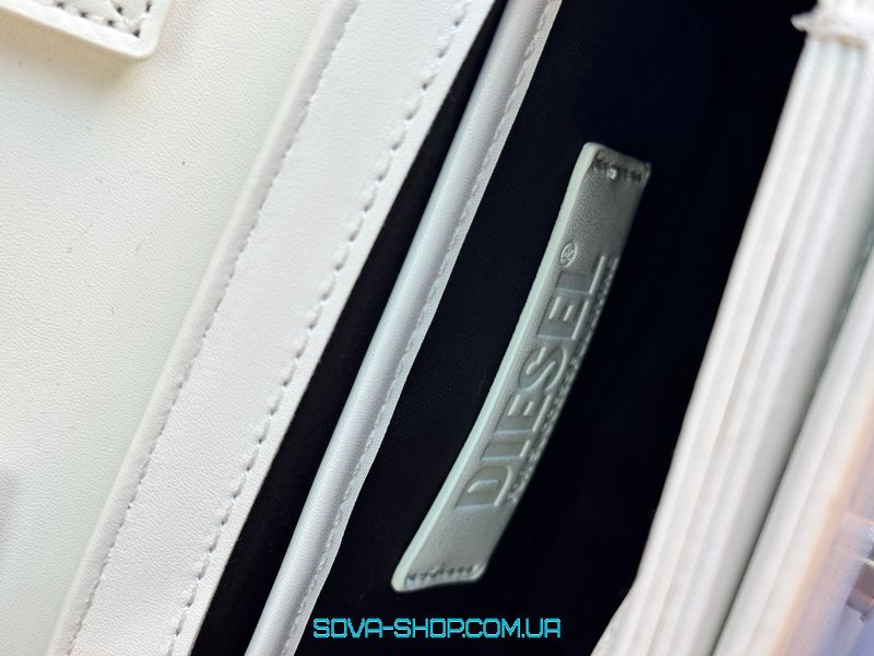 Женская сумка DIESEL 1DR Iconic Shoulder Bag White Premium фото