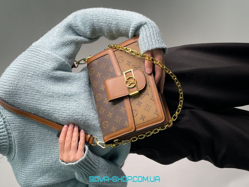 Жіноча сумка Louis Vuitton Dauphine MM Bag Premium фото
