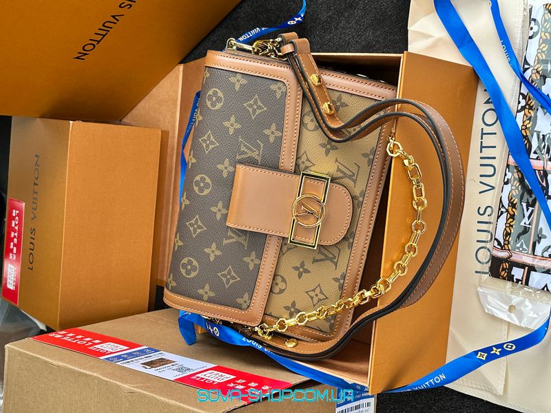 Жіноча сумка Louis Vuitton Dauphine MM Bag Premium фото