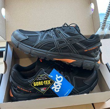 Мужские кроссовки Asics Gel-Kahana 8 Gore-Tex Black/Orange фото
