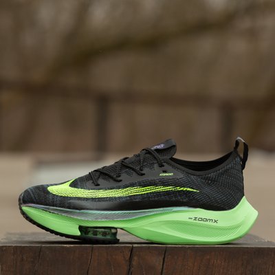 Чоловічі кросівки Nike Air ZOOMX Alphafly Black Blue Green фото