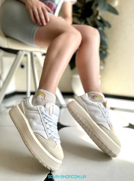 Женские кроссовки New Balance CT302 Beige/White фото