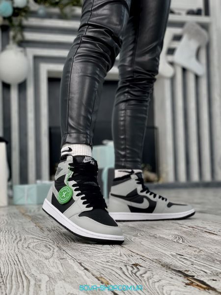 Зимние мужские и женские кроссовки Nike Air Jordan 1 Retro High Fur фото