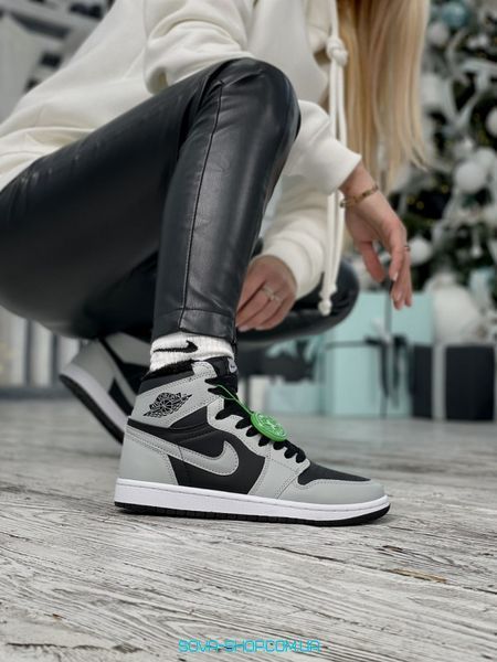 Зимние мужские и женские кроссовки Nike Air Jordan 1 Retro High Fur фото