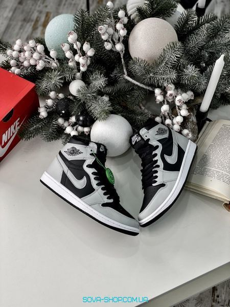 Зимние мужские и женские кроссовки Nike Air Jordan 1 Retro High Fur фото