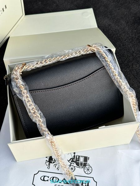 Женская сумка Coach Mini Klare Crossbody in Signature Canvas Brown Premium фото