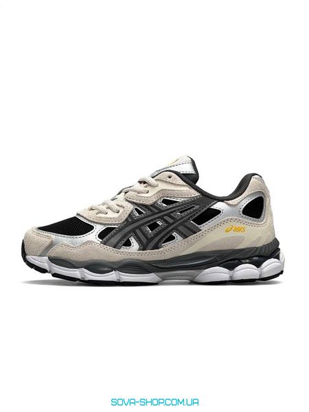 Жіночі кросівки Asics Gel-NYC Black Beige Steel фото