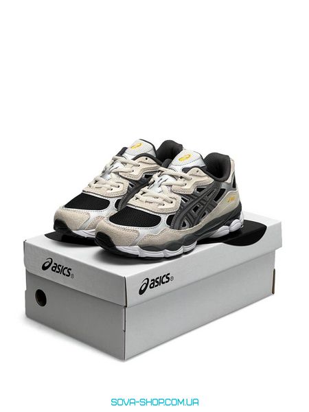 Женские кроссовки Asics Gel-NYC Black Beige Steel фото