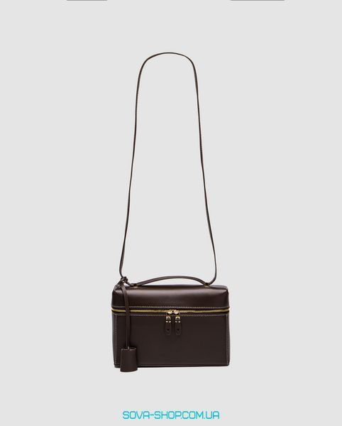 Жіноча сумка Loro Piana Extra Bag L23 Chocolate Leathe Premium фото