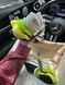 Женские кроссовки Balmain Unicorn White/Lime Premium re-9261 фото 6
