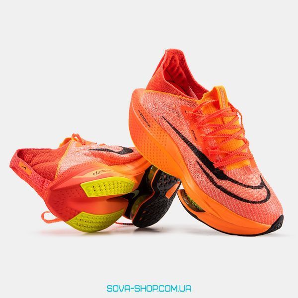 Мужские и женские кроссовки Nike Air ZOOMX Alphafly Orange фото