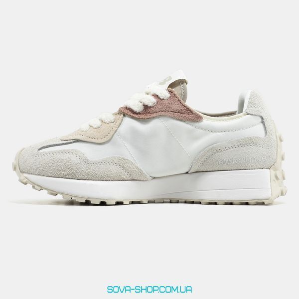 Женские кроссовки New Balance 327 Beige Brown Premium фото