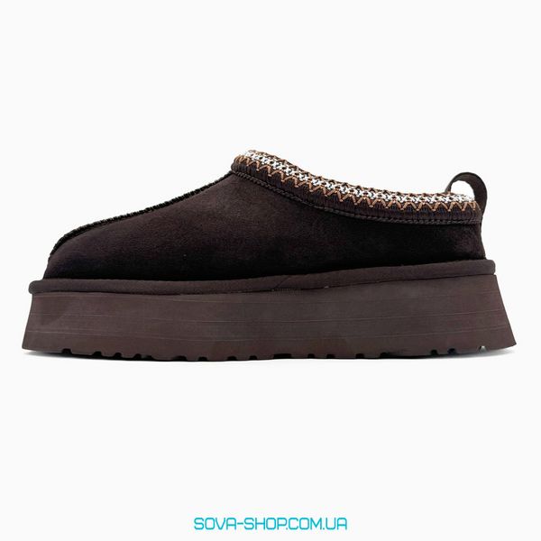 Женские зимние ботинки UGG Tasman Platform Brown PREMIUM фото