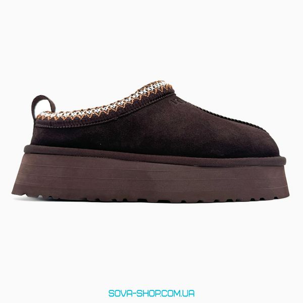 Женские зимние ботинки UGG Tasman Platform Brown PREMIUM фото