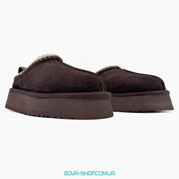 Жіночі зимові ботинки UGG Tasman Platform Brown PREMIUM фото