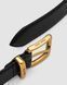 Ремень Miu Miu Leather Belt Black Premium re-128216 фото 2