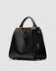 Жіноча сумка Fendi Black Leather Large Iconic Essentially Peekaboo Top Handle Premium re-11489 фото 2